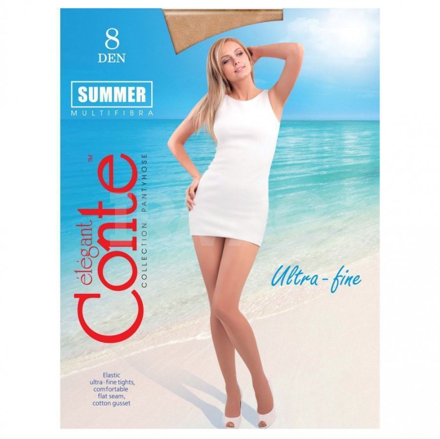 Колготки женские Conte Summer 8 den, размер 3, bronz - размер 3 bronz -  IRMAG.RU