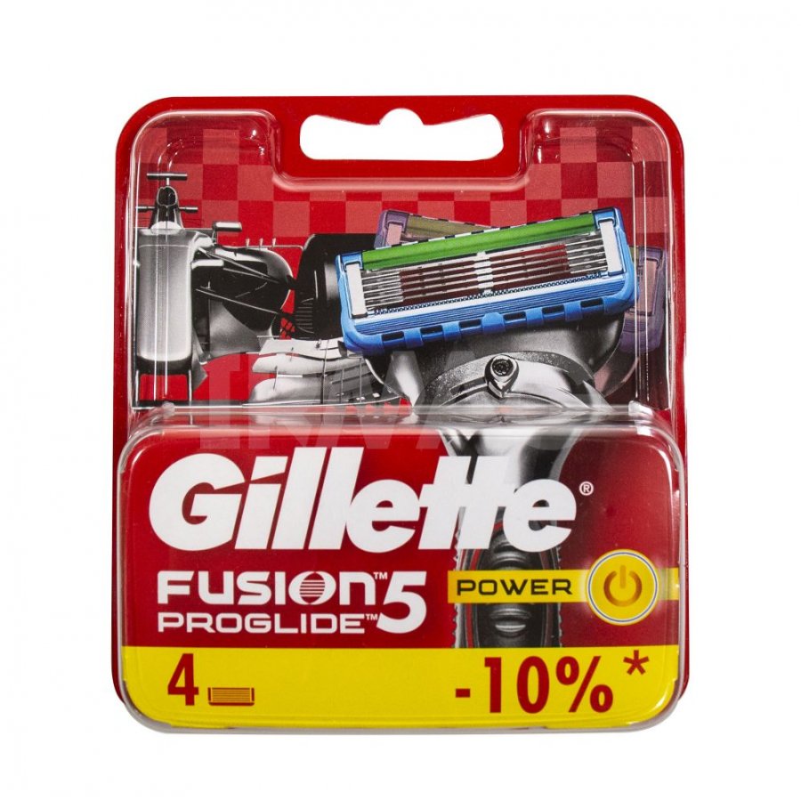 Фьюжн пауэр. Кассеты "Fusion PROGLIDE Power" "8 шт. Fusion Power кассеты 4шт /10/.