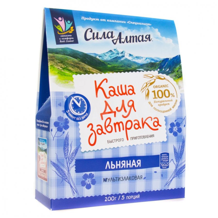 Льняные каши сила алтая