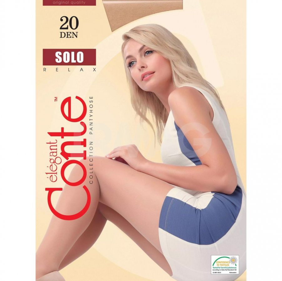 Колготки женские Conte Solo 20 den, размер 4, bronz - размер 4 bronz -  IRMAG.RU