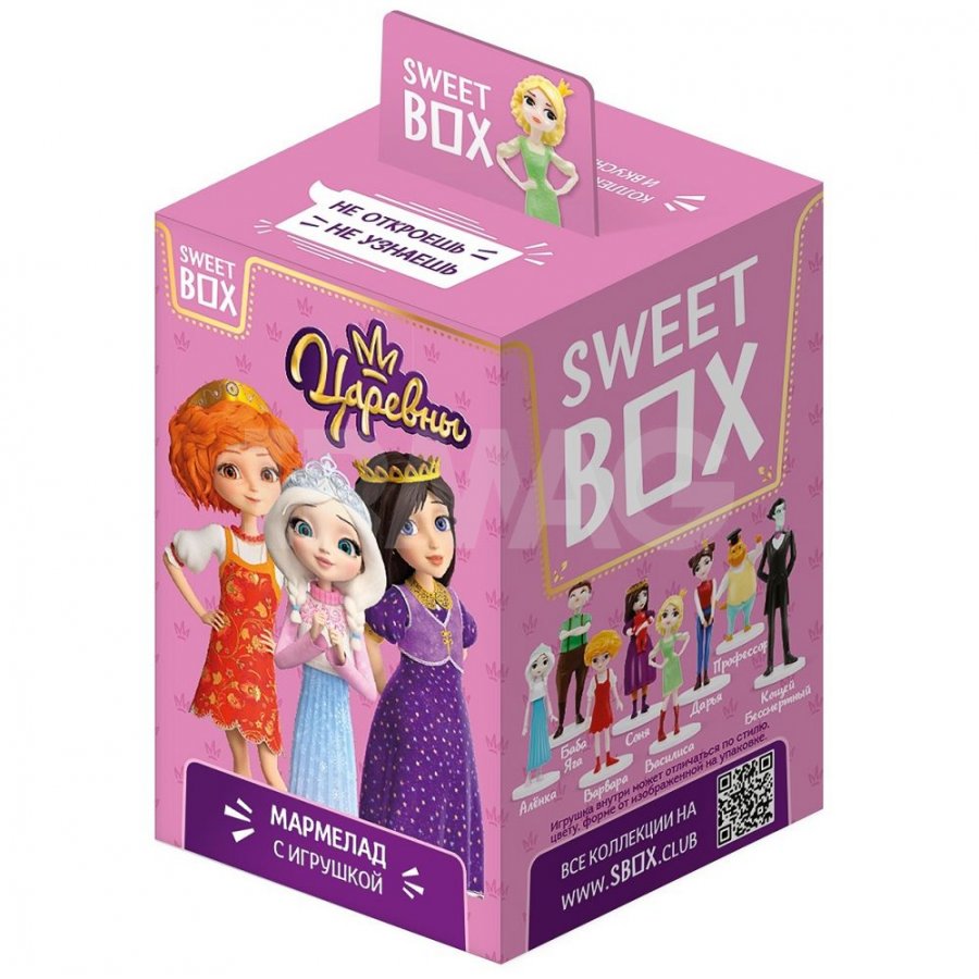 Мармелад с игрушкой SweetBox Царевны (10 г) - IRMAG.RU