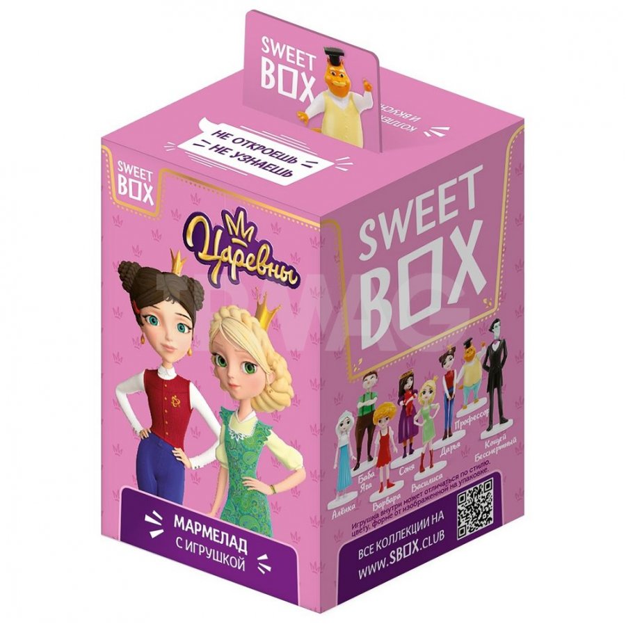 Мармелад с игрушкой SweetBox Царевны (10 г) - IRMAG.RU