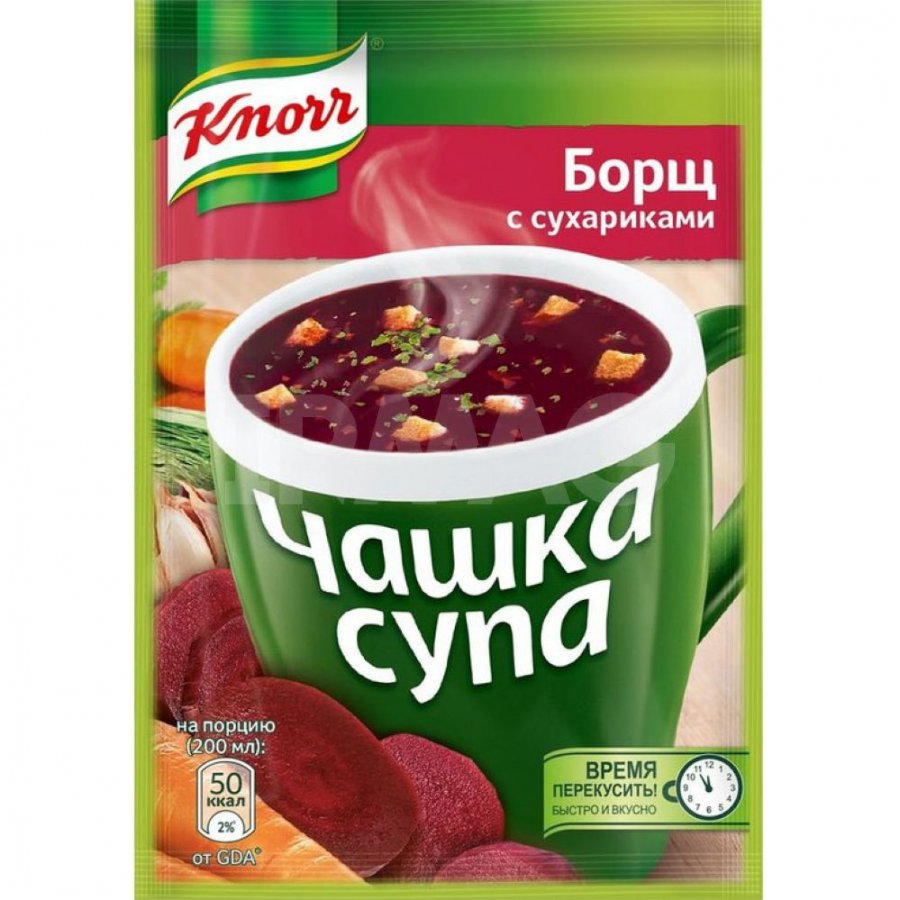 Суп Knorr Борщ с сухариками (15,6 г) - IRMAG.RU