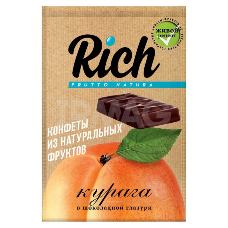 Конфеты Rich Frutto natura Курага в шоколадной глазури (170 г) - IRMAG.RU