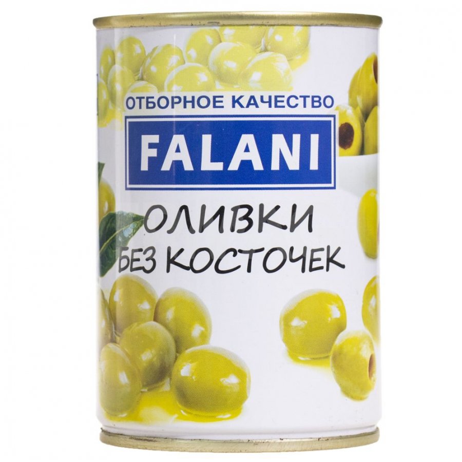 Falani оливки зеленые без косточки 300 гр