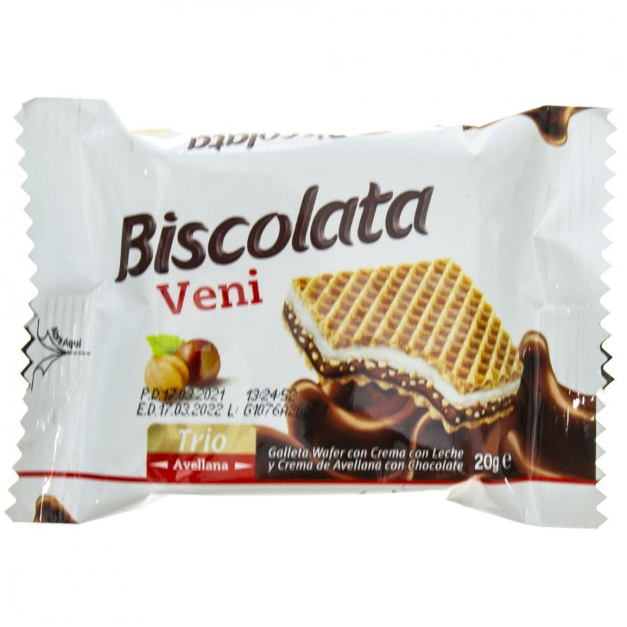 Вафельные трубочки Biscolata 28гр