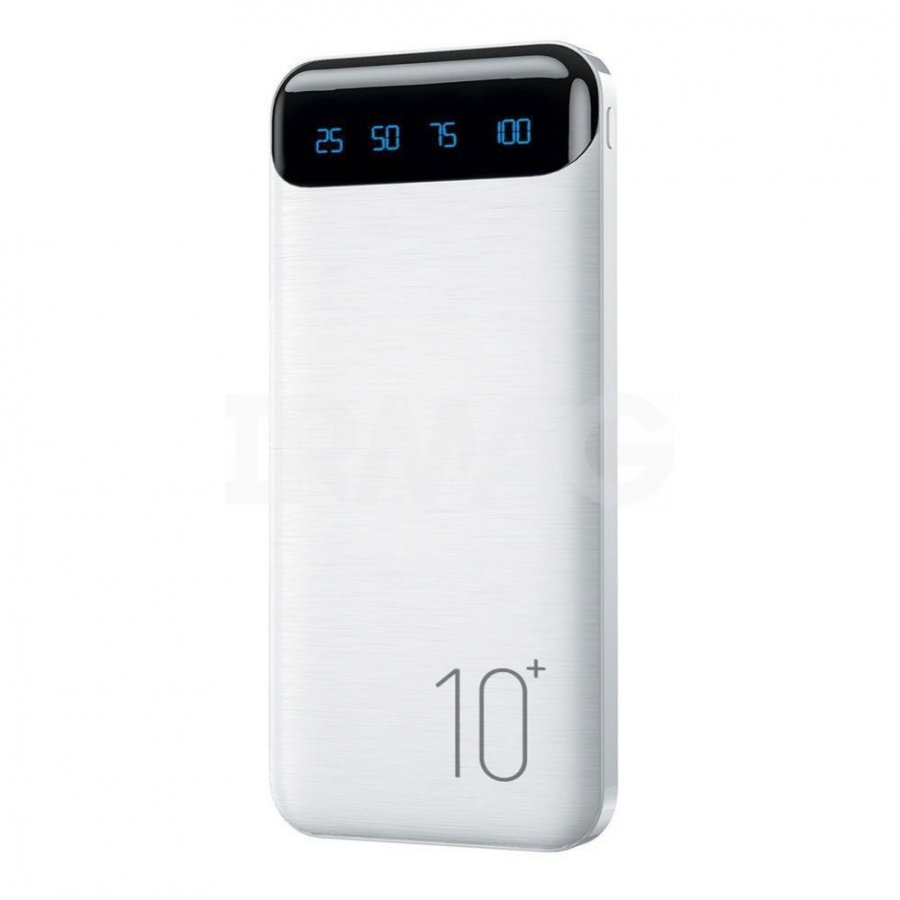 Портативный аккумулятор Power Bank Wekome WP-161 10000 mAh 2,1A White