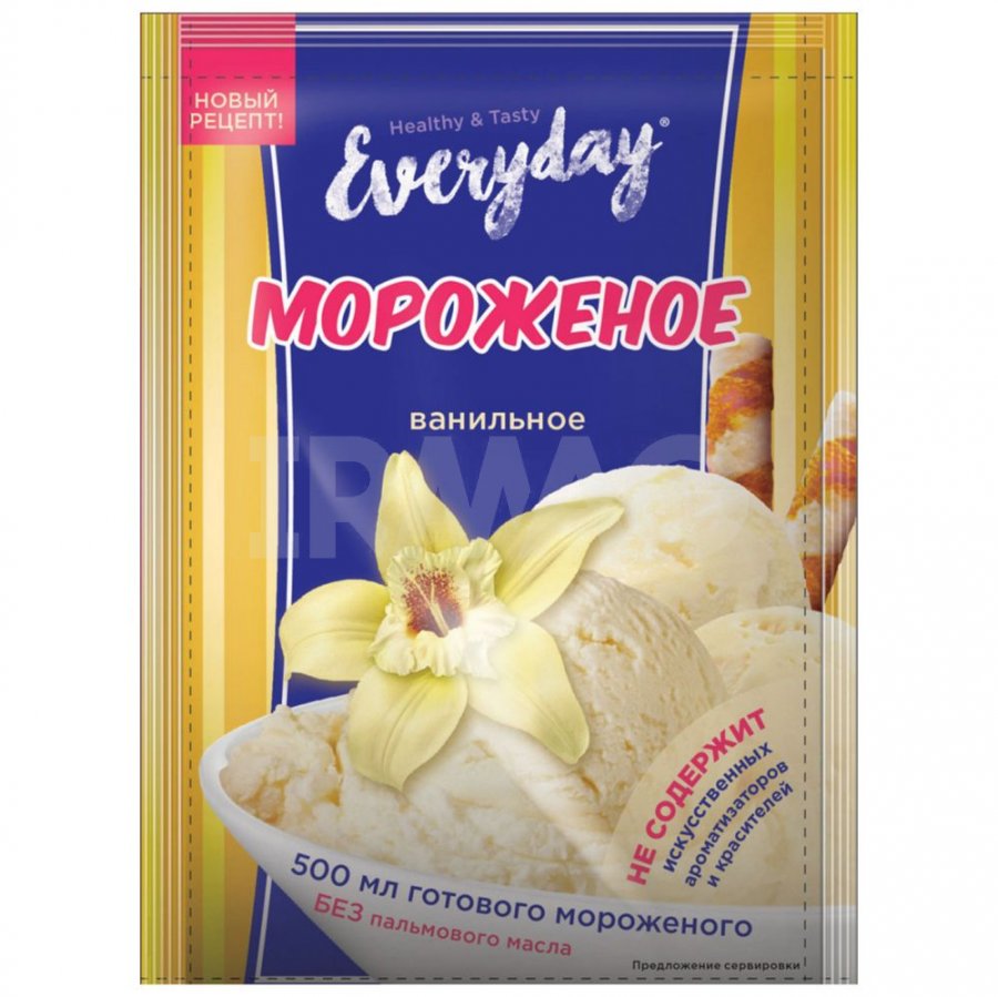 Смесь для приготовления мороженого Everyday Ванильное (55 г) - IRMAG.RU