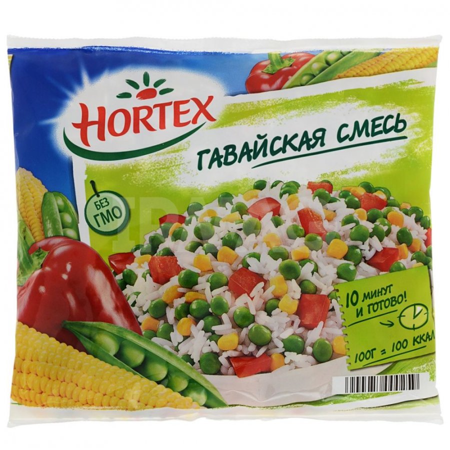 Овощная смесь Hortex Гавайская смесь быстрозамороженная (400 г) - IRMAG.RU