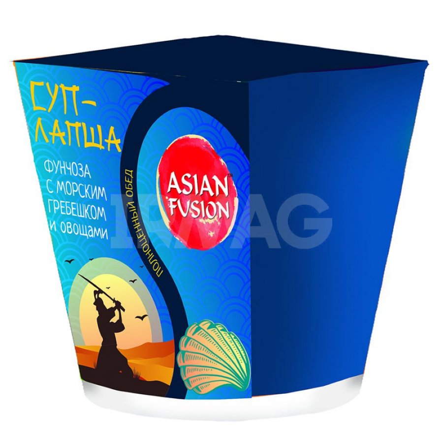 Суп-лапша Asian Fusion Фунчоза с морским гребешком и овощами (72 г)