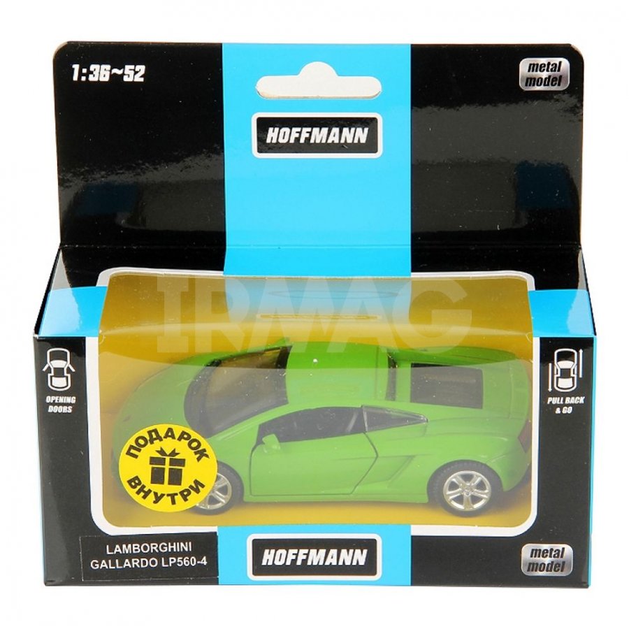 Машина Hoffmann Lamborghini Gallardo LP560-4 Зеленый 1:43 - IRMAG.RU