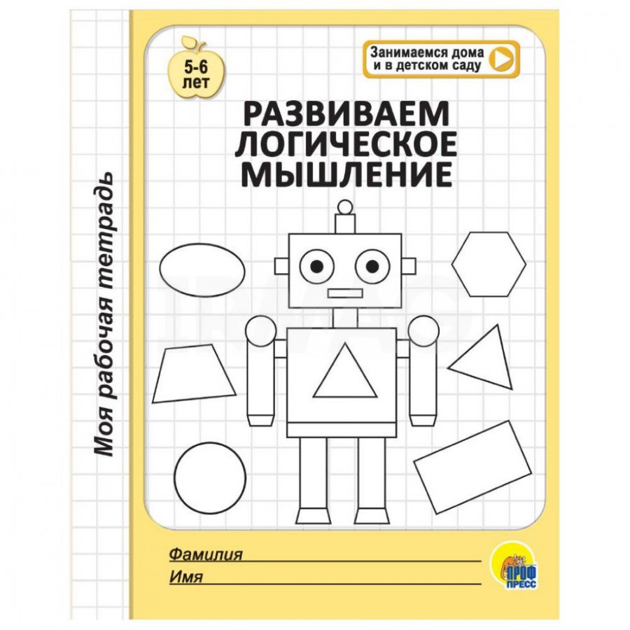 Моя рабочая тетрадь Проф-Пресс Развиваем логическое мышление 5-6 лет -  IRMAG.RU