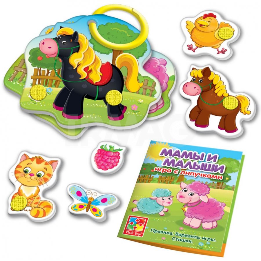 Игра с липучками Vladi Toys Мама и малыш - IRMAG.RU