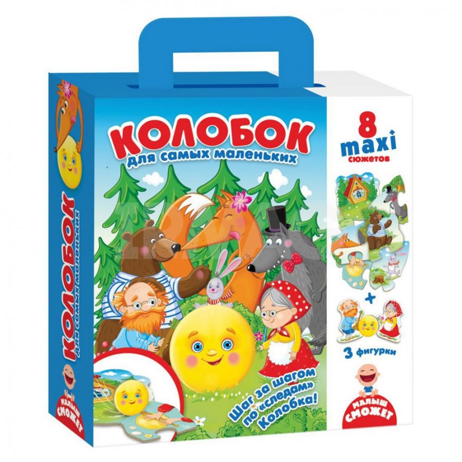 Настольная игра Vladi Toys Путешествие по сказке Колобок 1+ - IRMAG.RU