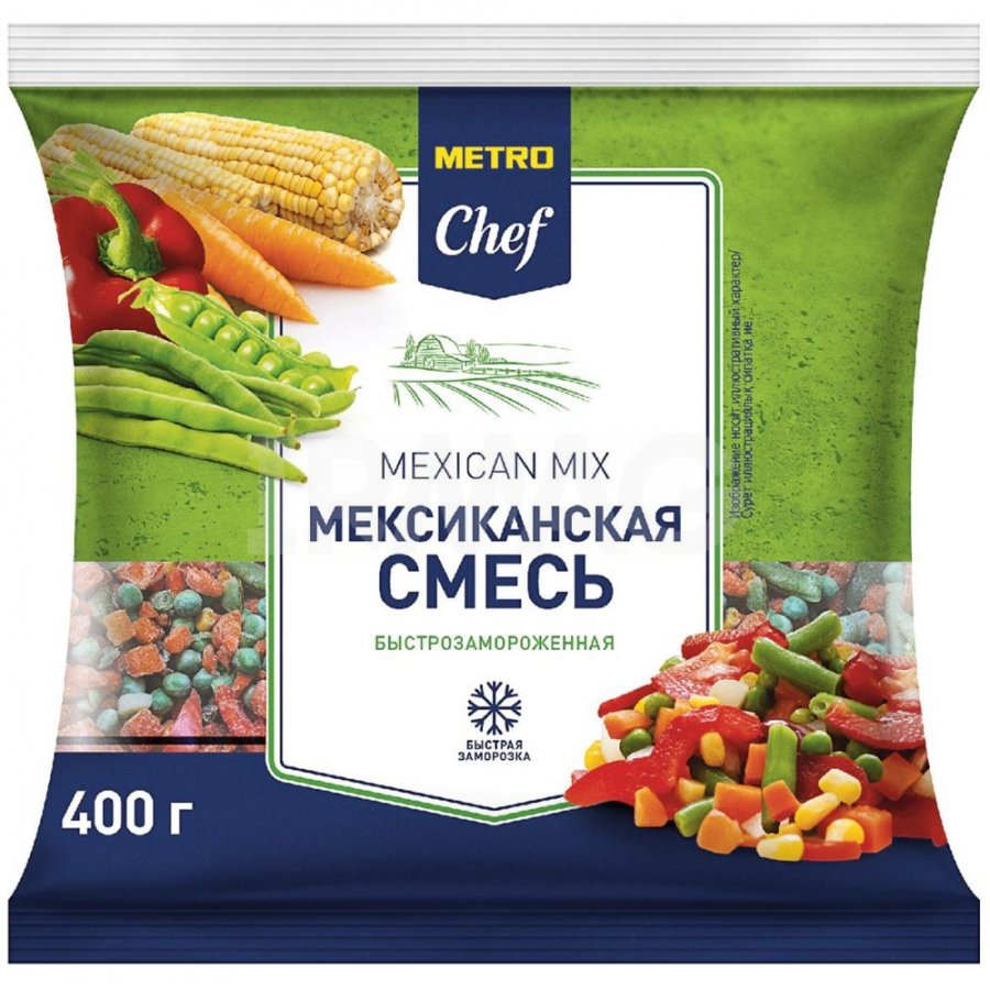 Смесь Metro Chef Мексиканская замороженная (400 г)