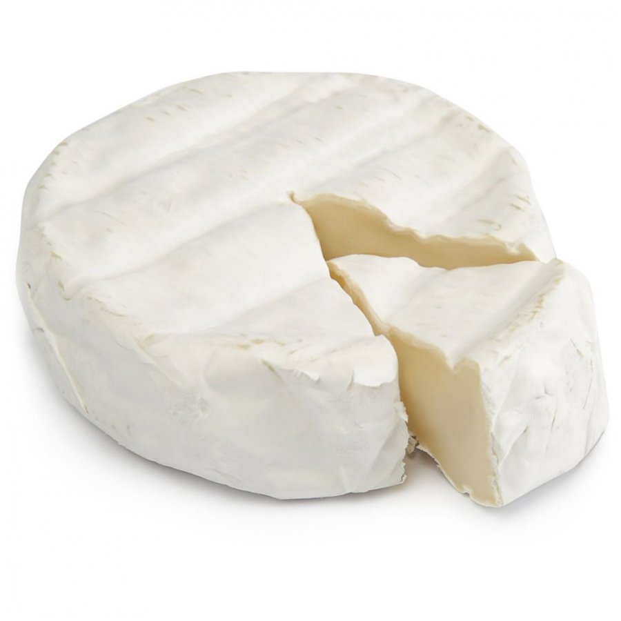 Белый сыр фото Сыр мягкий De Famille Camembert Fitnes с белой плесенью 30% (130 г) - IRMAG.RU