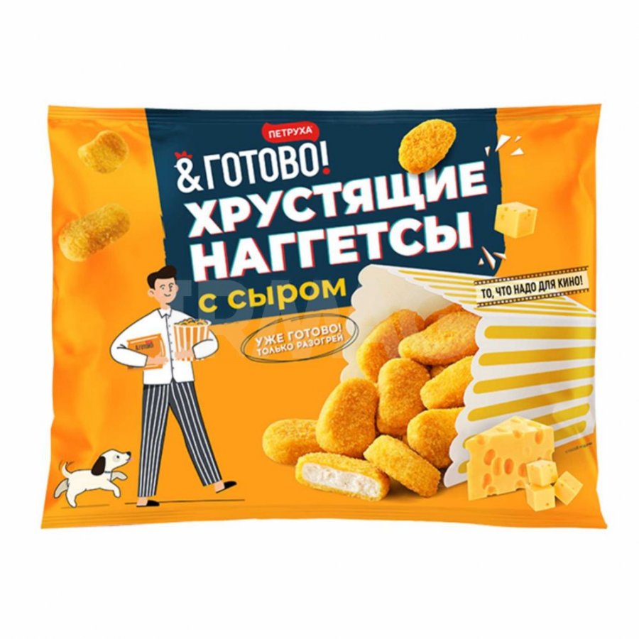 Наггетсы куриные Готово Хрустящие с сыром (290 г x 5 шт) - IRMAG.RU