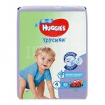Подгузники-трусики Huggies 4 (9-14 кг) для мальчиков (17 шт.)