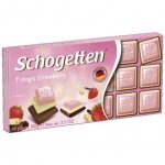 Шоколад белый Schogetten Со вкусом клубники (100 г)