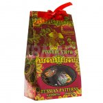 Набор конфет Кремлина Русские узоры Курага и грецкий орех в шоколадной глазури (230 г)