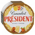 Сыр мягкий President с белой плесенью Camembert с орехами 45% (125 г)