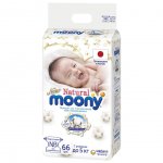 Подгузники Moony Natural (NB) до 5 кг (66 шт.)