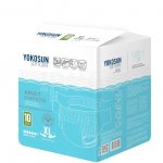 Подгузники для взрослых YokoSun на липучках (ХL) 130-170 см (10 шт)