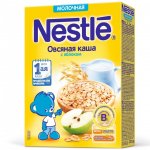 Каша молочная Nestle с 5 мес. Овсяная с яблоком (220 г)