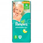 Подгузники Pampers Active Baby-Dry (5) Junior 11-16 кг (58 шт)