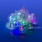 Гирлянда-нить светодиодная Uniel Колокольчики RGB свет (2,8 м)