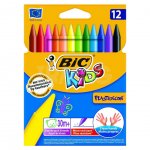 Мелки восковые Bic Kids PlastiDecor (12 шт.)
