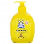 Крем-мыло жидкое Ушастый Нянь с оливковым маслом и экстрактом алоэ вера (300 мл)