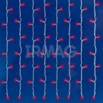 Гирлянда-занавес светодиодный Uniel со статическим свечением Красный свет (3 х 2 м)