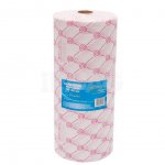 Салфетка одноразовая White Line 30 х 40 см Розовая, рулон (100 шт)
