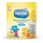 Каша молочная Nestle с 9 мес. Мультизлаковая Мед, абрикос с бифидобактериями (220 г)