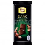 Шоколад темный Alpen Gold Dark с дробленым фундуком (80 г)
