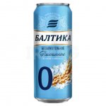 Пиво безалкогольное Балтика 0 нефильтрованное Пшеничное (450 мл)
