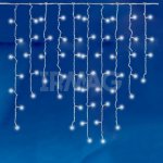 Гирлянда-бахрома светодиодная Uniel Синий свет (3 м)