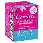 Прокладки ежедневные Carefree Cotton Feel Супертонкие (20 шт.)