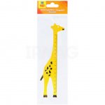 Линейка Мульти-Пульти пластиковая Жираф прозрачная желтая (15 см)
