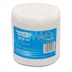 Салфетка одноразовая White Line 20 х 20 см Белая, рулон (100 шт)