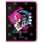 Папка для тетрадей Erich Krause пластиковая на молнии Top Blogger A5+