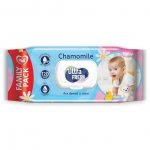 Влажные салфетки Ultra Fresh Baby для детей и мам с клапаном (120 шт)