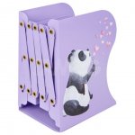 Подставка-держатель для книг Brauberg Kids Panda раздвижная металическая
