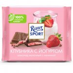 Шоколад молочный Ritter Sport Клубника с йогуртом (100 г)