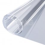 Гибкое стекло на стол Daswerk ПВХ прозрачное 0,8 мм (120 х 75 см)