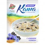 Каша Вишневый сад Овсяная с изюмом и семенами льна (40 г)