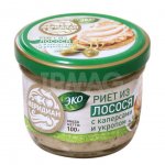 Риет из лосося Меридиан с каперсами и укропом (100 г)