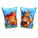 Нарукавники для плавания надувные ND Play Три кота (23 х 15 см)