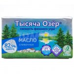Масло сливочное Тысяча озер 82.5% (400 г)